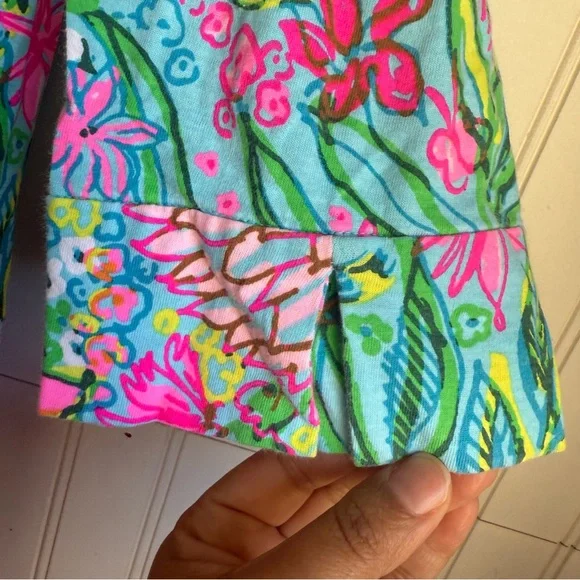 Lilly Pulitzer Floral Dress in Pink, Green, and Blue - Picture 5 of 6